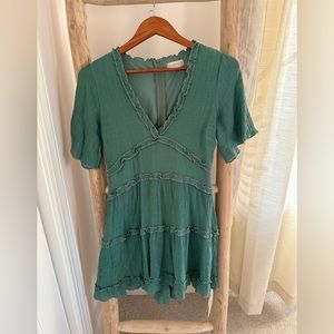 Altard State Green mini dress size medium